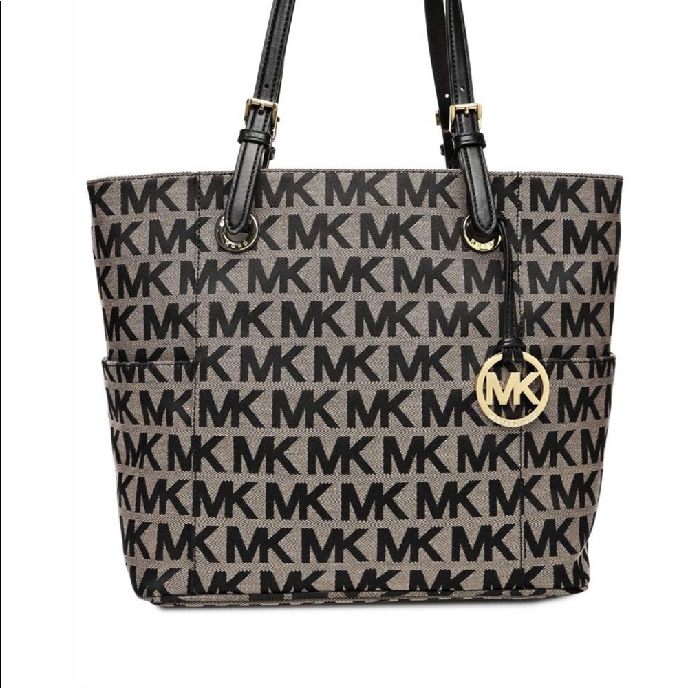 SOLD Authentic Michael Kors Jet Set Monogram Logo